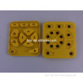 silicone keypad with conductive pill